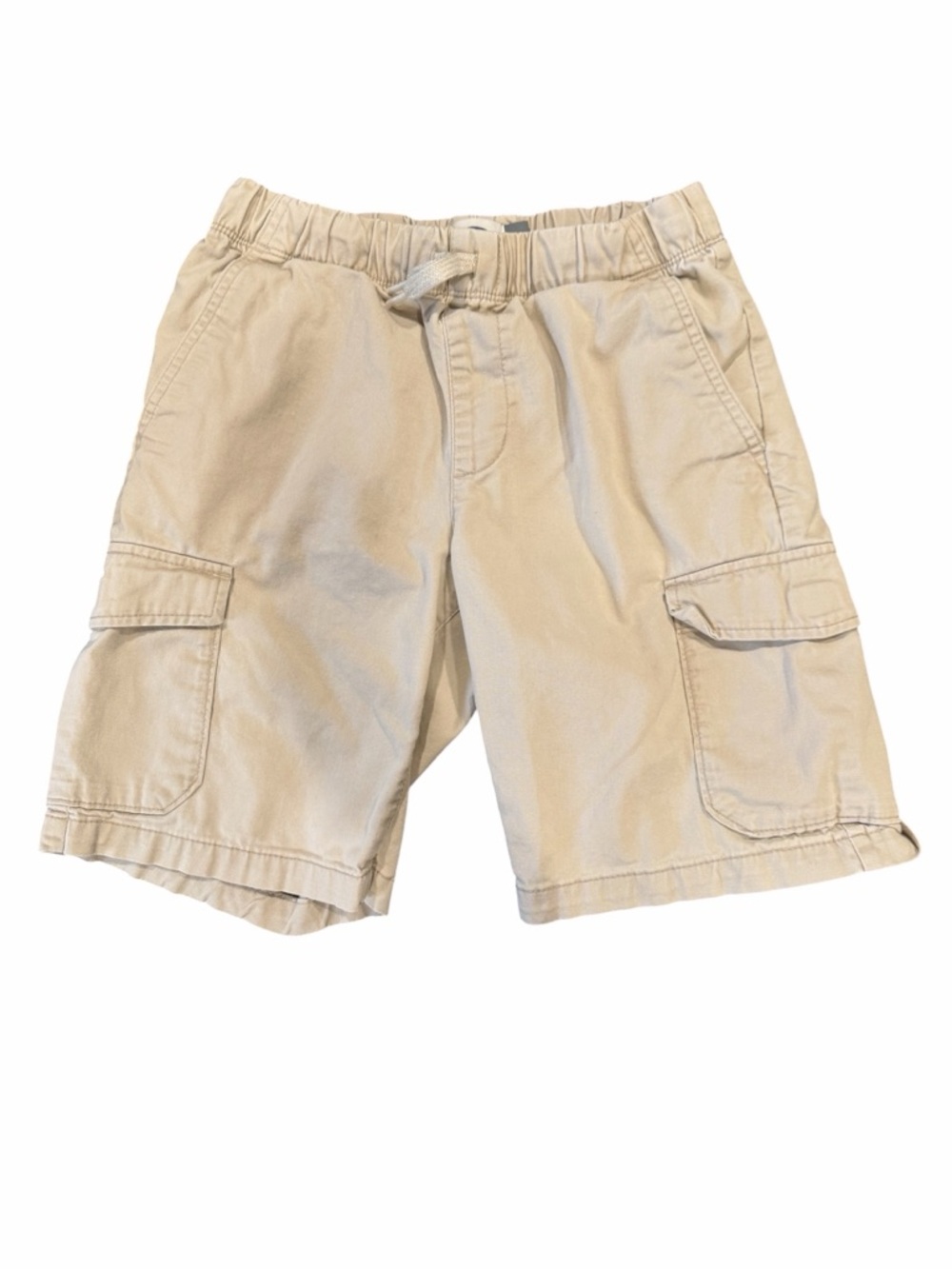 Old Navy Khaki Drawstring Cargo Shorts Size 10-12/L